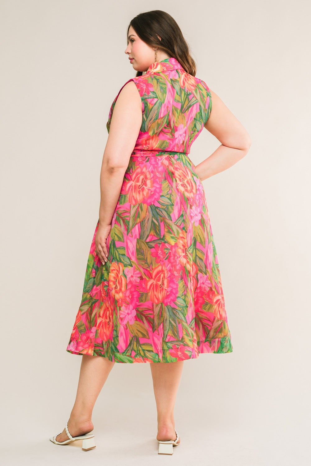 EVERYDAY DREAMS WOVEN MIDI DRESS Flying Tomato